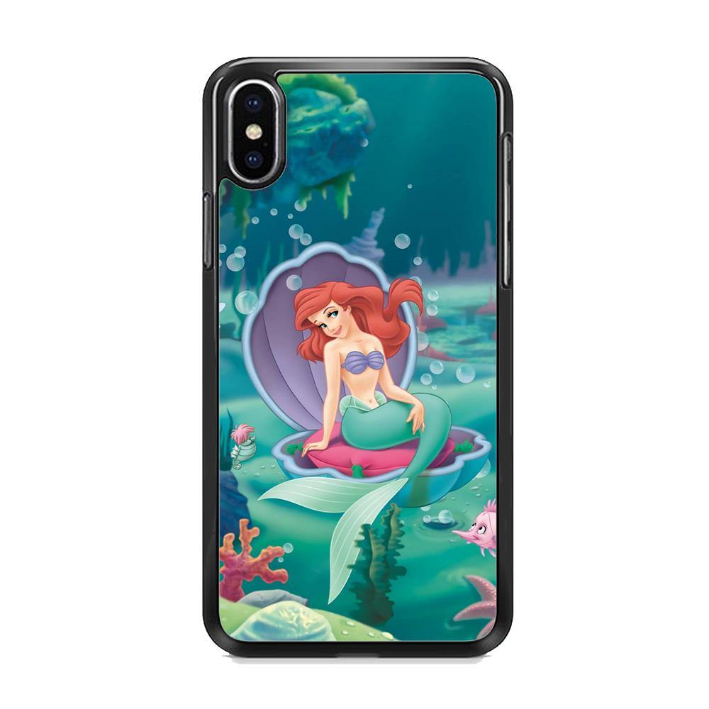 The Little Mermaid Shell House iPhone X Case - ezzyst