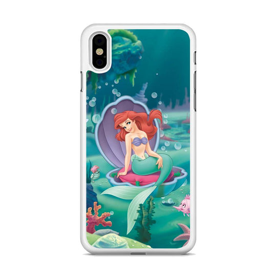 The Little Mermaid Shell House iPhone X Case - ezzyst