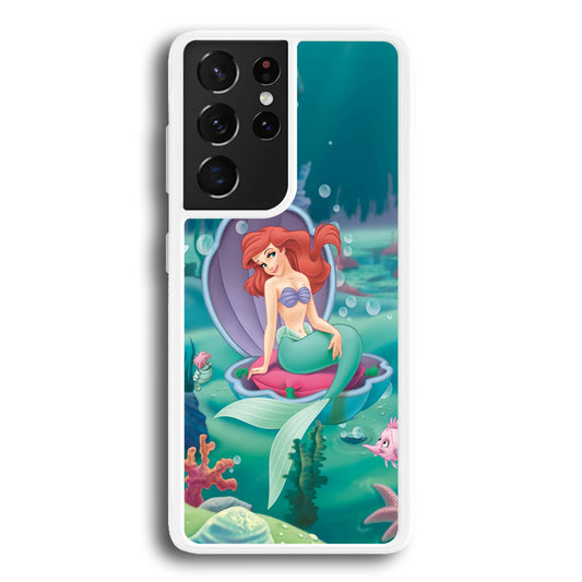 The Little Mermaid Shell House Samsung Galaxy S21 Ultra Case