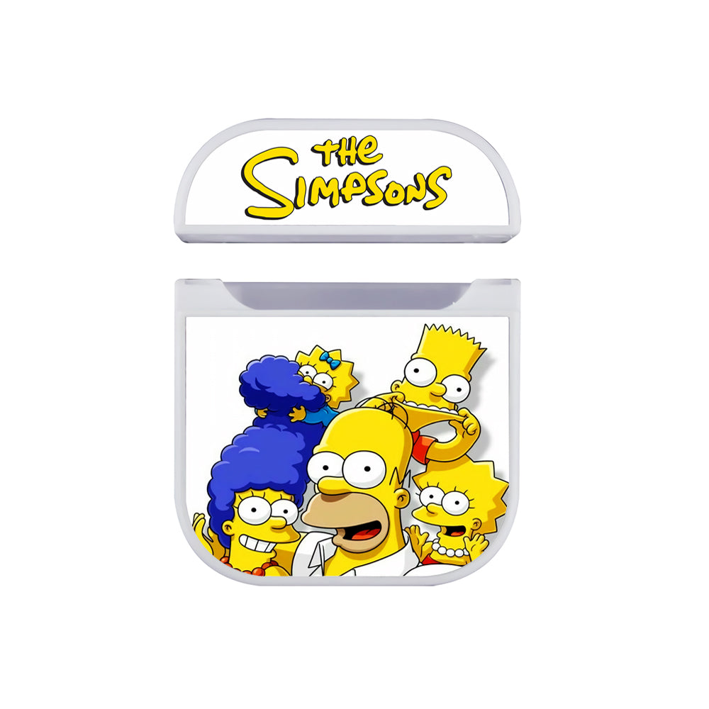 The Simpson Family Hard Plastic Case Cover For Apple Airpods