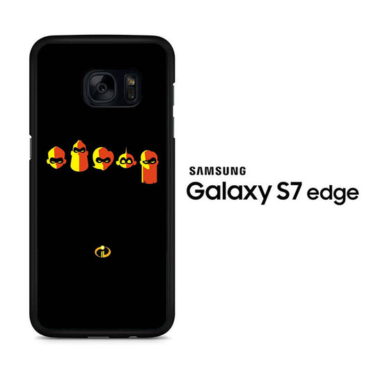 The Incredibles Logo Black Samsung Galaxy S7 Edge Case
