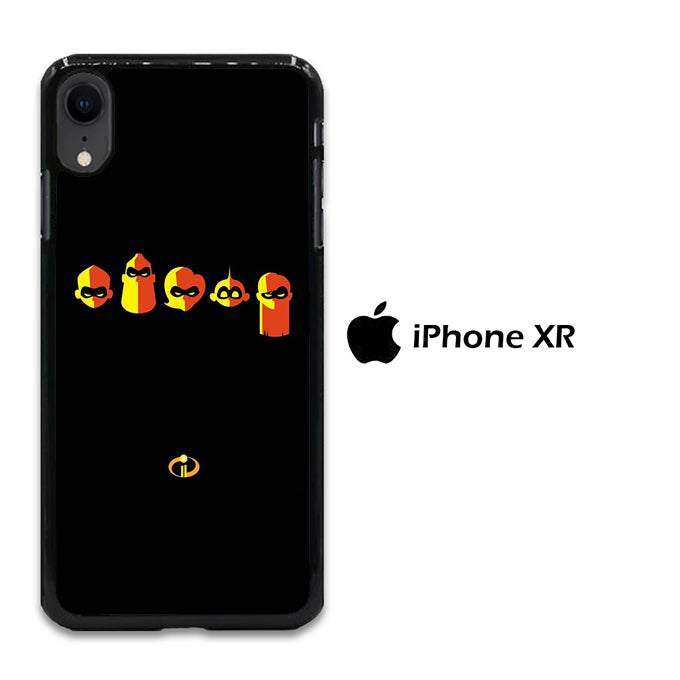 The Incredibles Logo Black iPhone XR Case