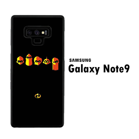 The Incredibles Logo Black Samsung Galaxy Note 9 Case