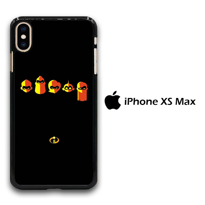 The Incredibles Logo Black iPhone Xs Max Case