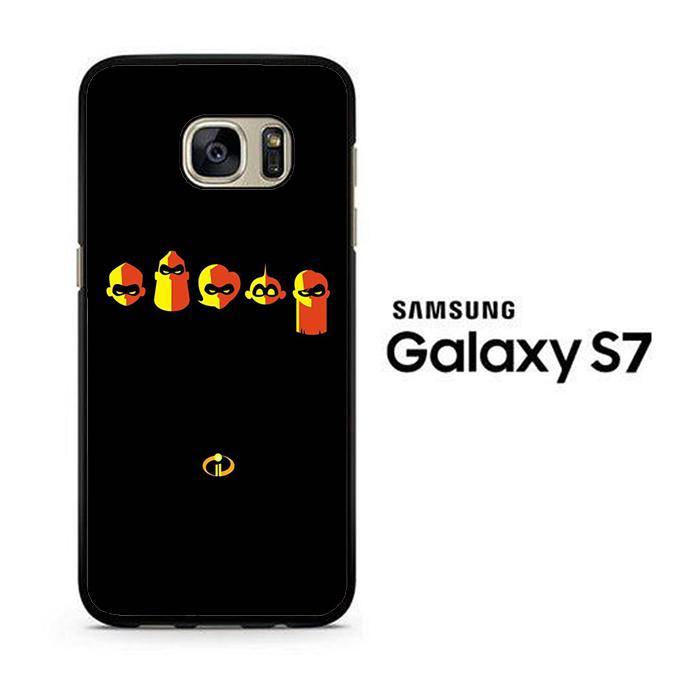 The Incredibles Logo Black Samsung Galaxy S7 Case - ezzyst