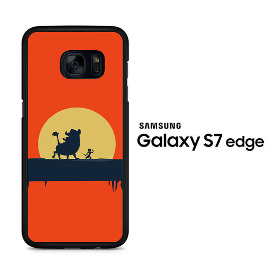 The Lion King Orange Samsung Galaxy S7 Edge Case