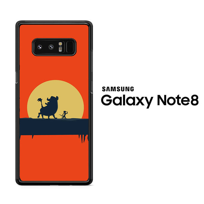 The Lion King Orange Samsung Galaxy Note 8 Case