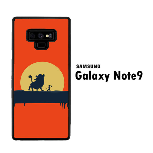 The Lion King Orange Samsung Galaxy Note 9 Case