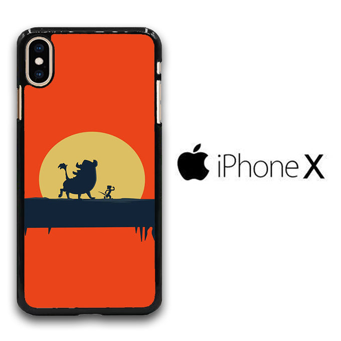 The Lion King Orange iPhone X Case