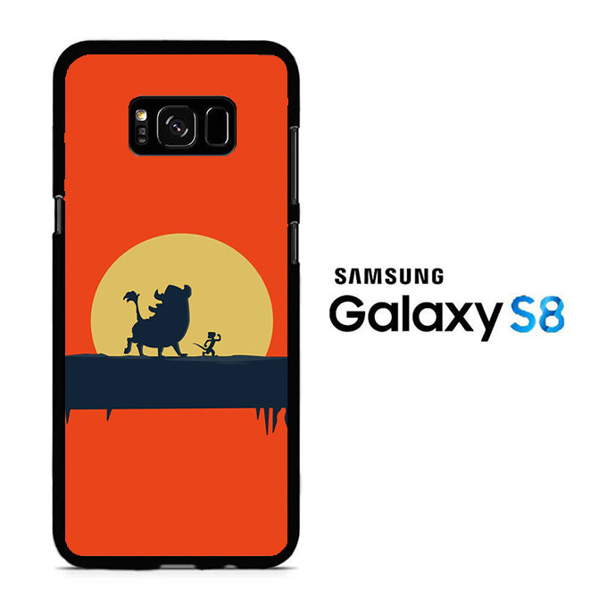 The Lion King Orange Samsung Galaxy S8 Case