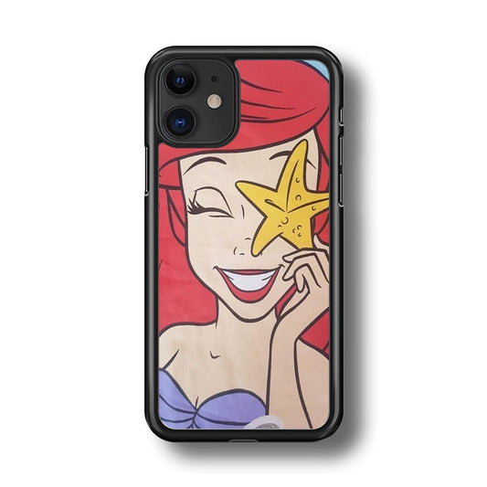 The Little Mermaid Ariel Smile iPhone 11 Case - ezzyst