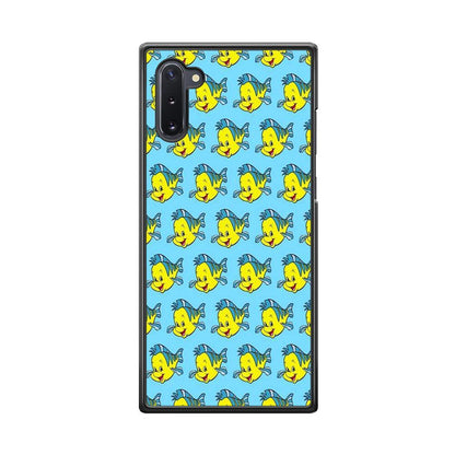 The Little Mermaid Flounder Doodle Samsung Galaxy Note 10 Case - ezzyst