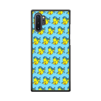 The Little Mermaid Flounder Doodle Samsung Galaxy Note 10 Plus Case - ezzyst