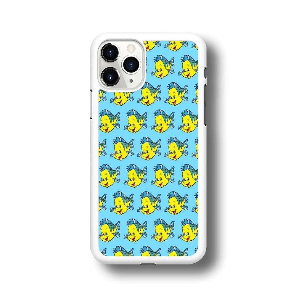 The Little Mermaid Flounder Doodle iPhone 11 Pro Max Case - ezzyst