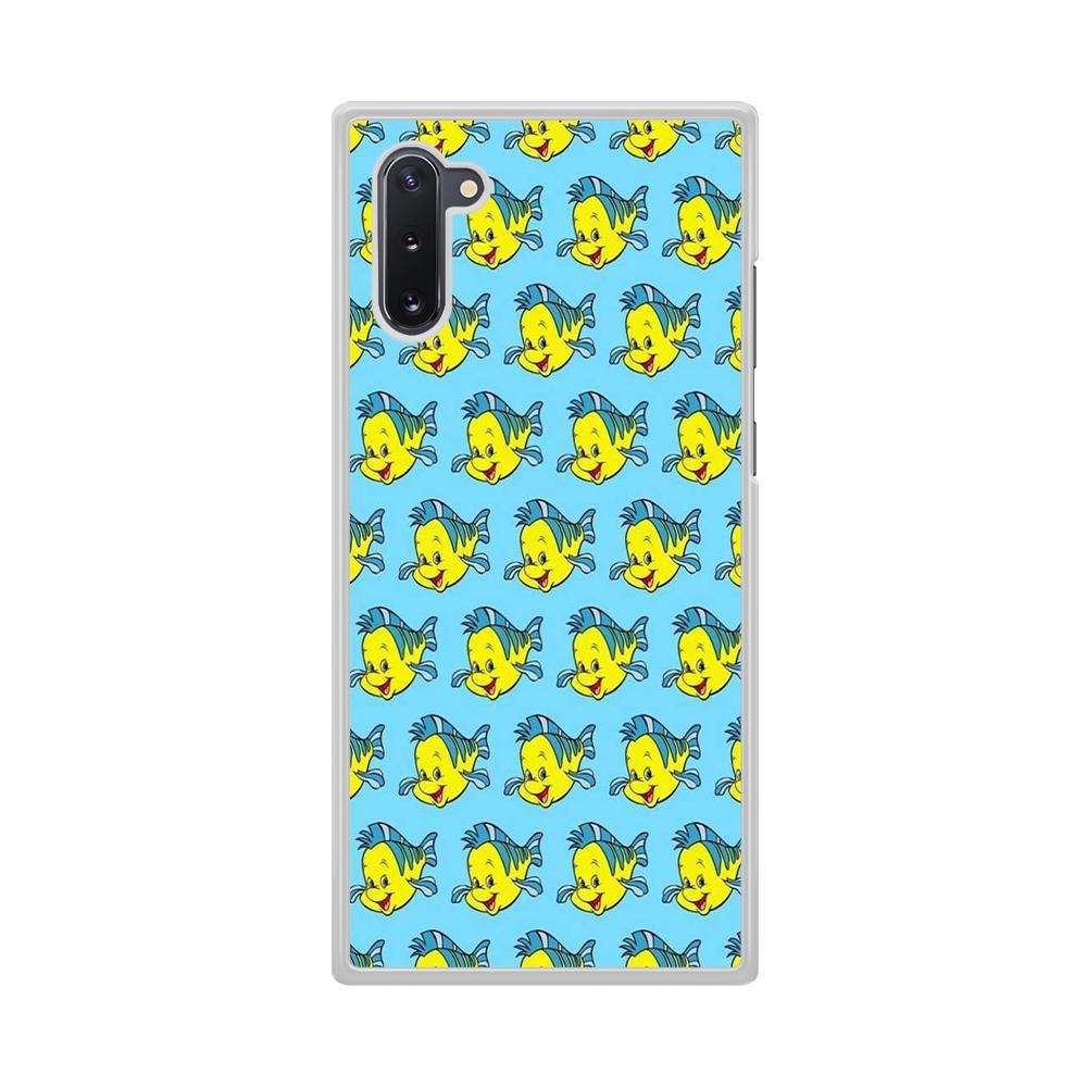 The Little Mermaid Flounder Doodle Samsung Galaxy Note 10 Case - ezzyst