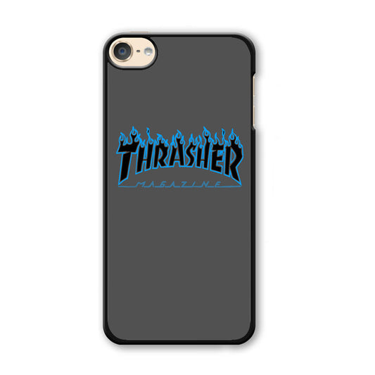 Thrasher Deeph Royal Grey Blue Fire iPod Touch 6 Case - Ezzystore