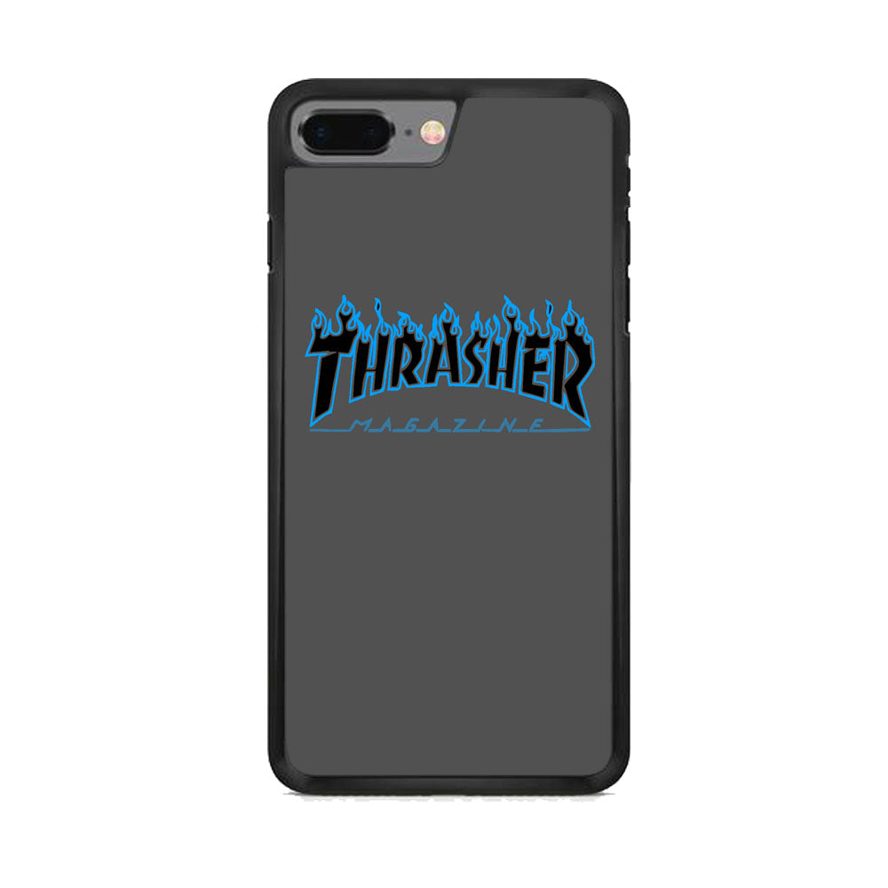 Thrasher Deeph Royal Grey Blue Fire iPhone 7 Plus Case - Ezzystore