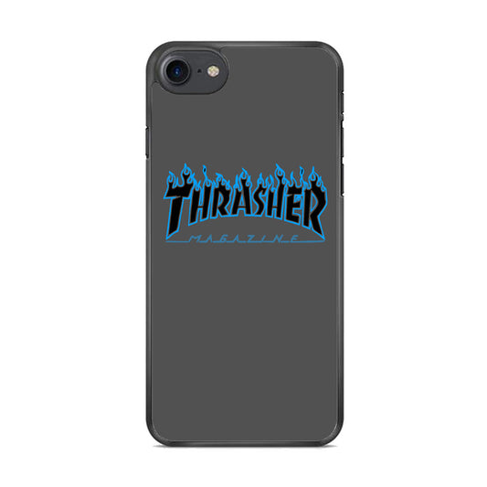 Thrasher Deeph Royal Grey Blue Fire iPhone 7 Case - Ezzystore