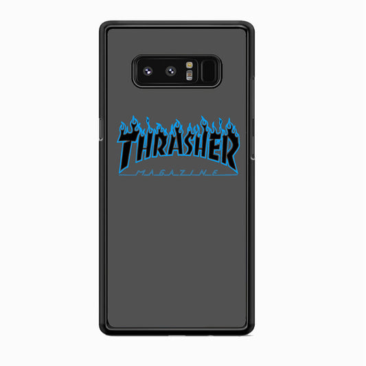 Thrasher Deeph Royal Grey Blue Fire Samsung Galaxy Note 8 Case - Ezzystore