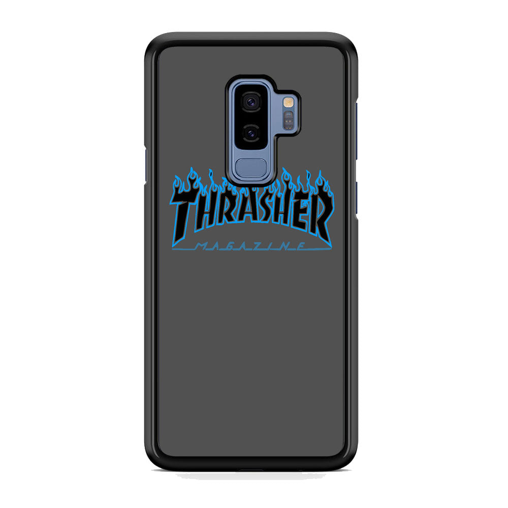 Thrasher Deeph Royal Grey Blue Fire Samsung Galaxy S9 Plus Case - Ezzystore