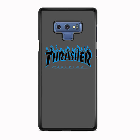 Thrasher Deeph Royal Grey Blue Fire Samsung Galaxy Note 9 Case - Ezzystore