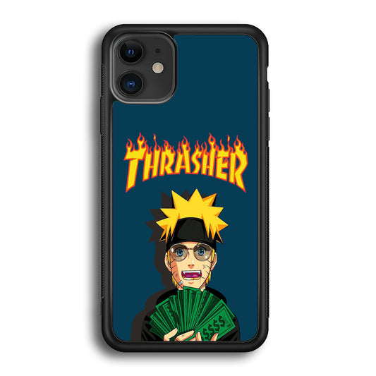 Thrasher Naruto Rich Navy iPhone 12 Case - Ezzystore