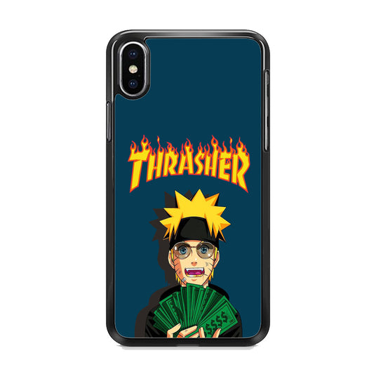 Thrasher Naruto Rich Navy iPhone X Case - Ezzystore