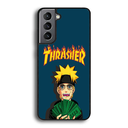 Thrasher Naruto Rich Navy Samsung Galaxy S21 Case - Ezzystore