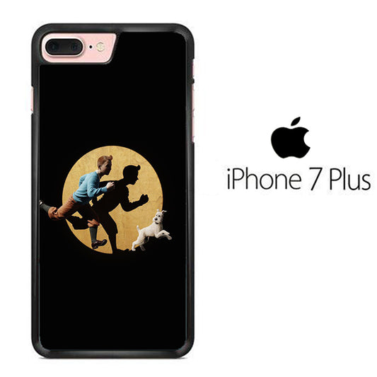 Tintin And Milo Pursued iPhone 7 Plus Case
