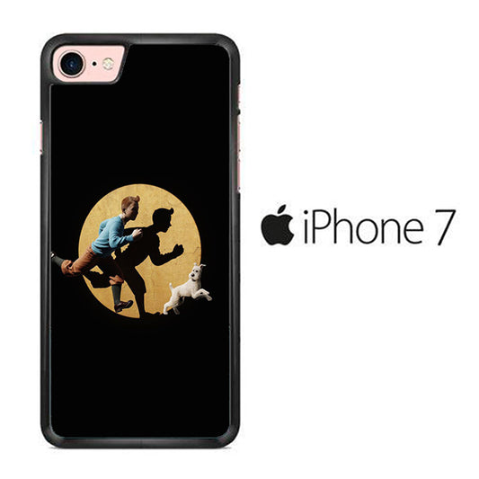Tintin And Milo Pursued iPhone 7 Case