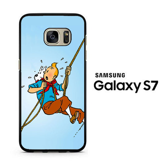 Tintin And Milo Shocked Samsung Galaxy S7 Case