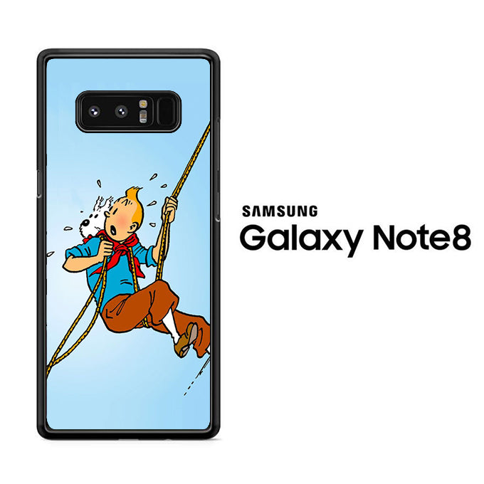 Tintin And Milo Shocked Samsung Galaxy Note 8 Case