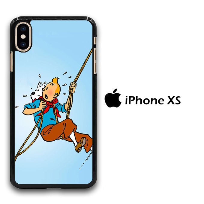 Tintin And Milo Shocked iPhone Xs Case