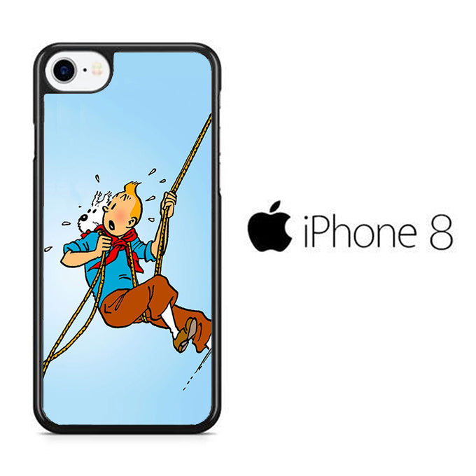 Tintin And Milo Shocked iPhone 8 Case