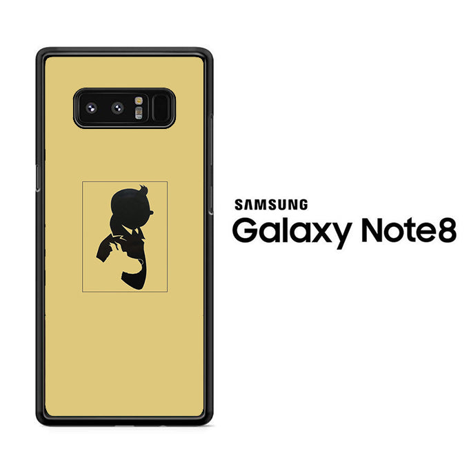 Tintin And Milo Siluete Samsung Galaxy Note 8 Case