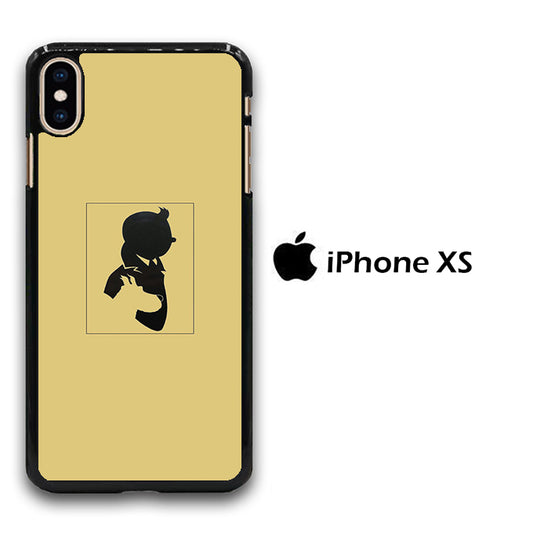 Tintin And Milo Siluete iPhone Xs Case