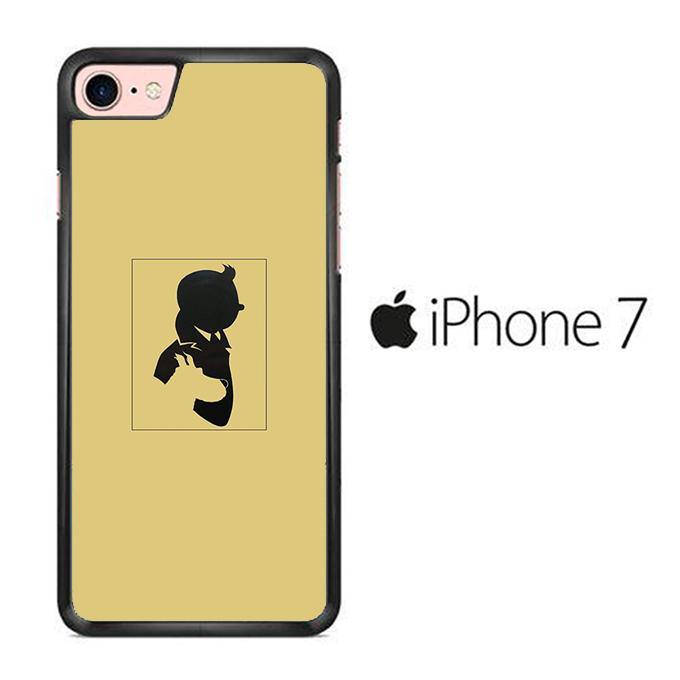 Tintin And Milo Siluete iPhone 7 Case - ezzyst