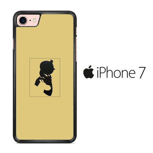 Tintin And Milo Siluete iPhone 7 Case - ezzyst