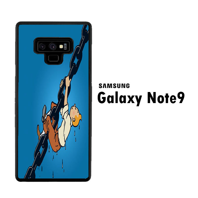Tintin Climb On The Chain Samsung Galaxy Note 9 Case