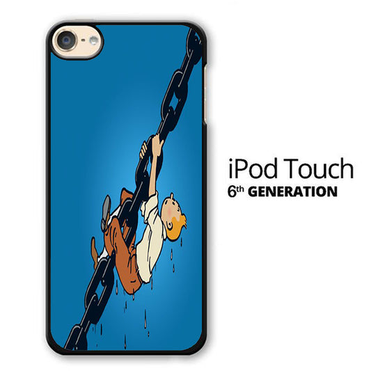 Tintin Climb On The Chain iPod Touch 6 Case - Ezzystore