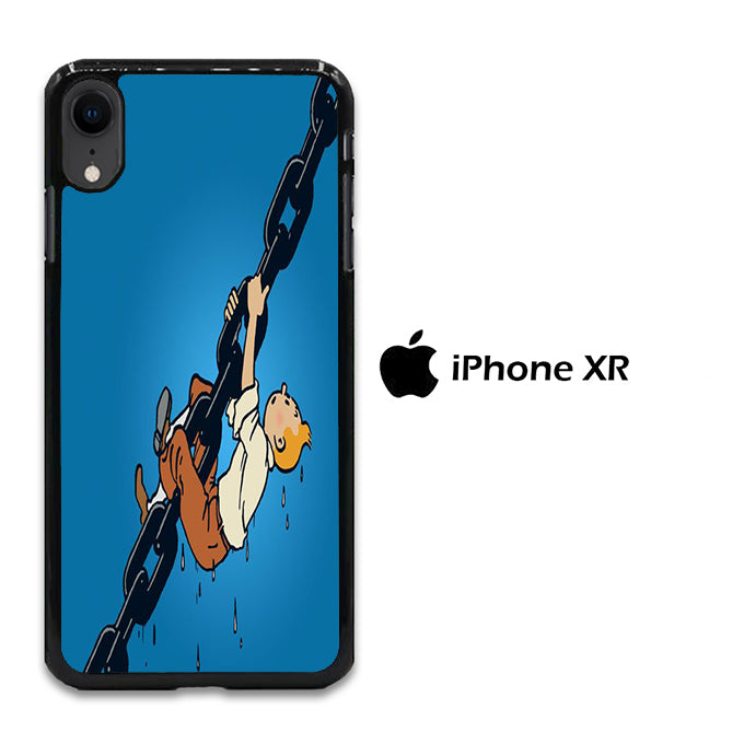 Tintin Climb On The Chain iPhone XR Case