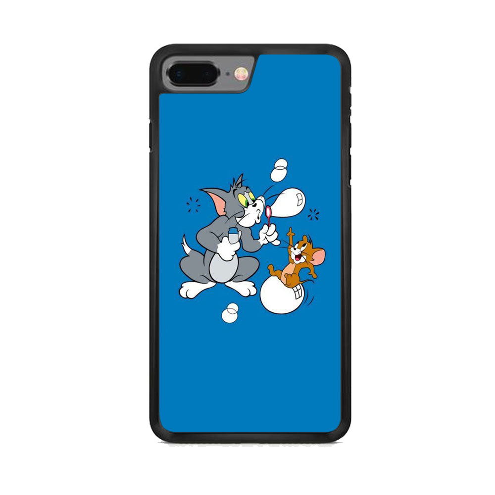 Tom And Jerry Blue Ballon Soap iPhone 8 Plus Case