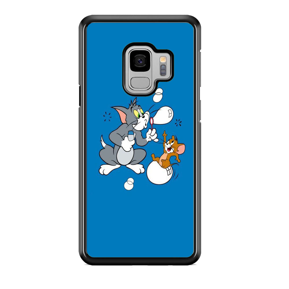 Tom And Jerry Blue Ballon Soap Samsung Galaxy S9 Case