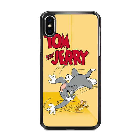 Tom And Jerry Running iPhone Xs Case