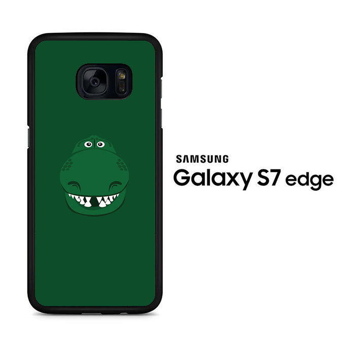 Toy Story Rex Head Green Samsung Galaxy S7 Edge Case