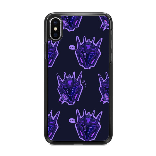 Transformers Navy Doodle iPhone Xs Case