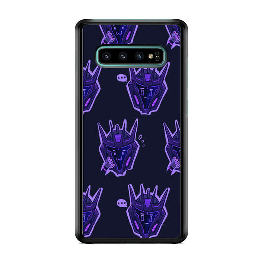 Transformers Navy Doodle Samsung Galaxy S10 Plus Case