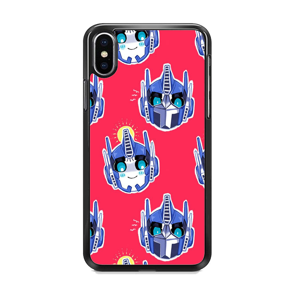 Transformers Red Doodle iPhone Xs Max Case
