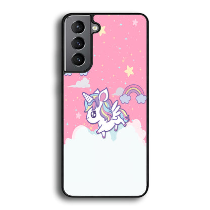 Unicorn Fink Cotton Samsung Galaxy S21 Plus Case