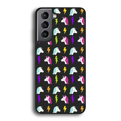 Unicorn Flash Grey Samsung Galaxy S21 Case